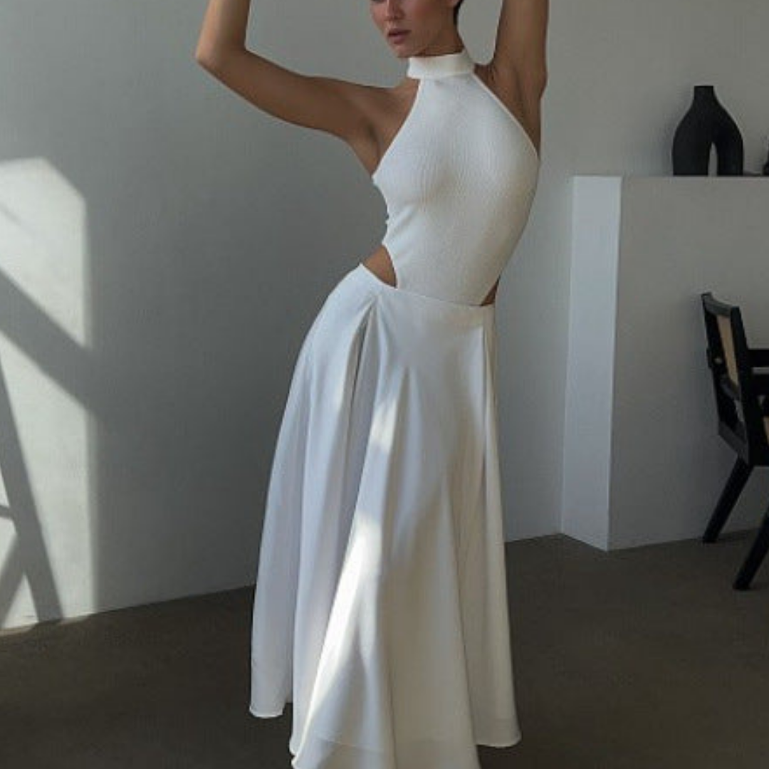 Dame Høy Midje Skjørt | Elegant