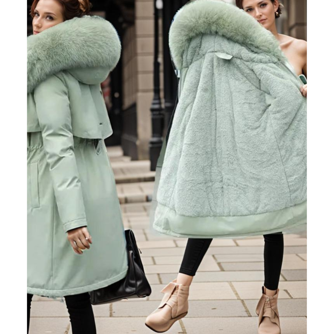 Damen Varme Behagelig Parka Jakke | Hette