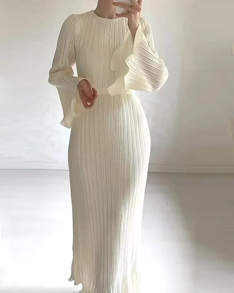 Nadine | Elegant Muslingermet Kjole for Damer