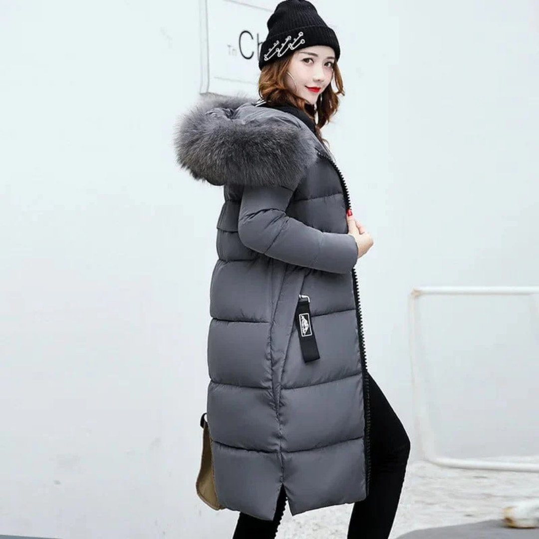 Dame Lange Vinter Parka Jakke | Hette