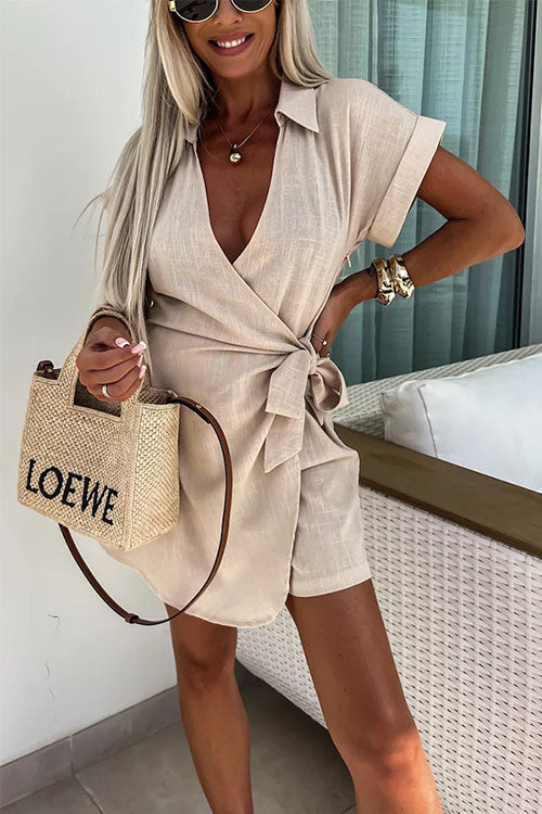 Catalina | Korte ermer Jumpsuit