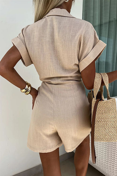 Catalina | Korte ermer Jumpsuit