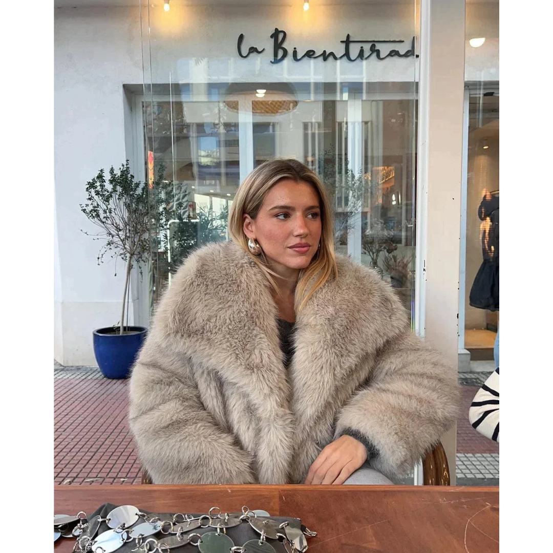 Damen Varm Vinter Korte Kåpe | Elegant