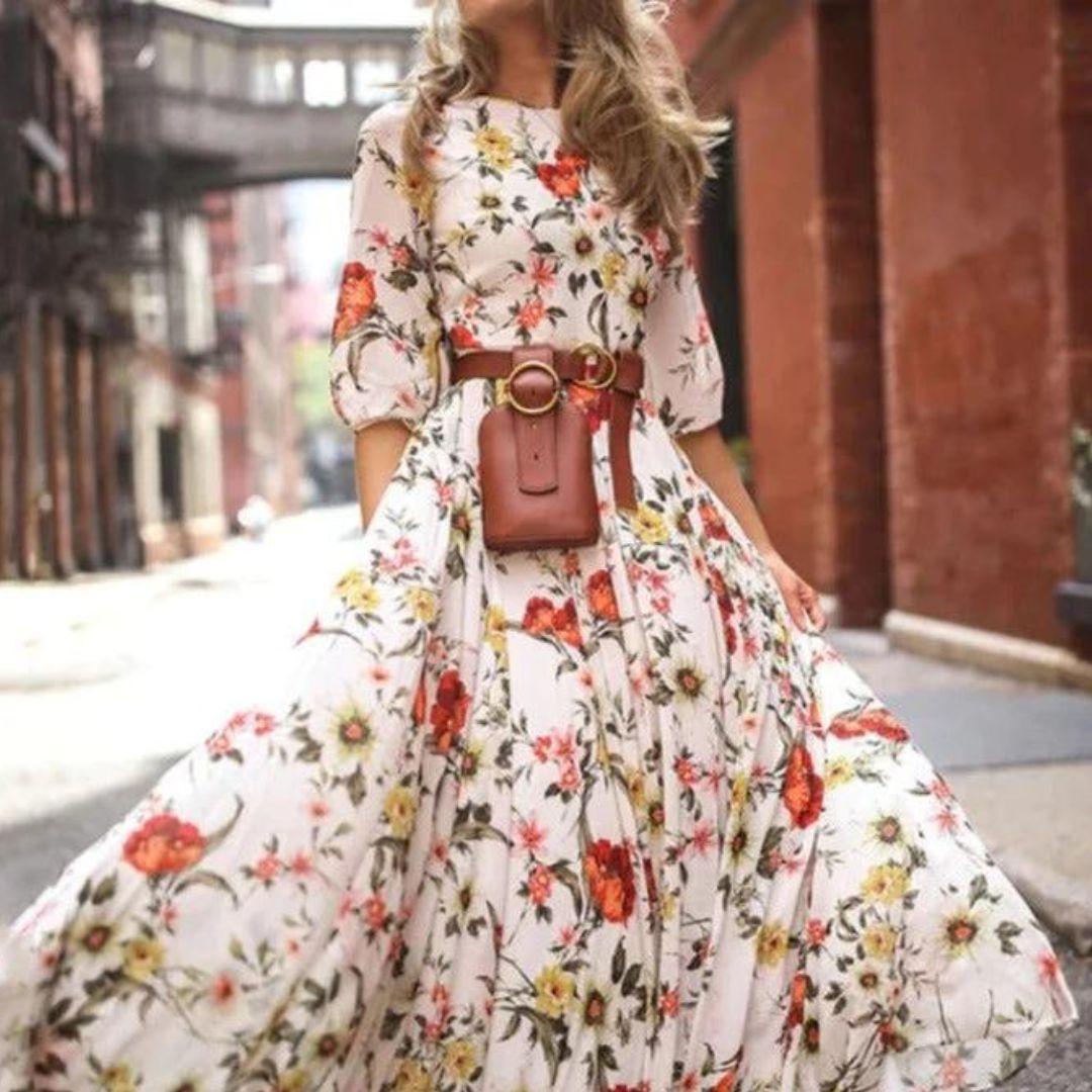 Margarethe | Flytende Maxi-Damekjole