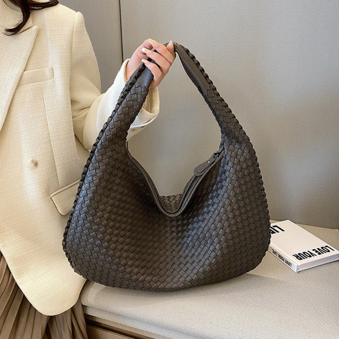 Damen Flettet Hobo Veske | Elegant