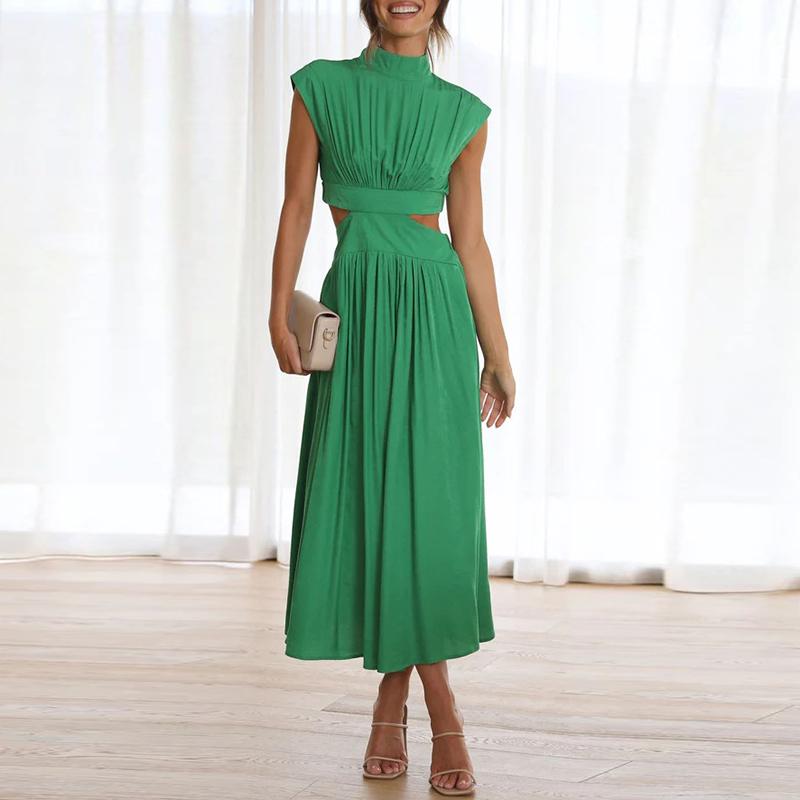Juni | Damen Lang Elegantes Maxikjole