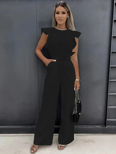 Otelia | Elegant Jumpsuit med vide ben
