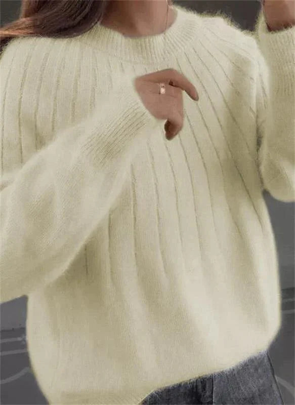 Chanty | Fluffy strikkegenser for damer