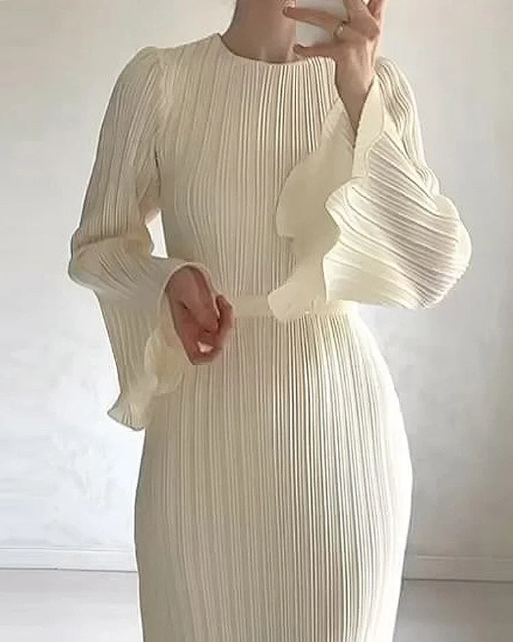 Nadine | Elegant skjortermet damekjole