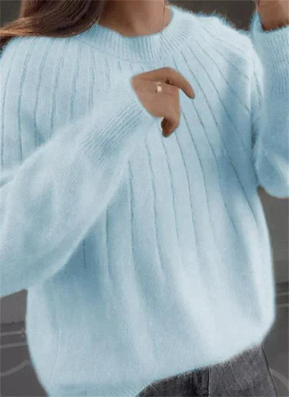 Chanty | Fluffy strikkegenser for damer