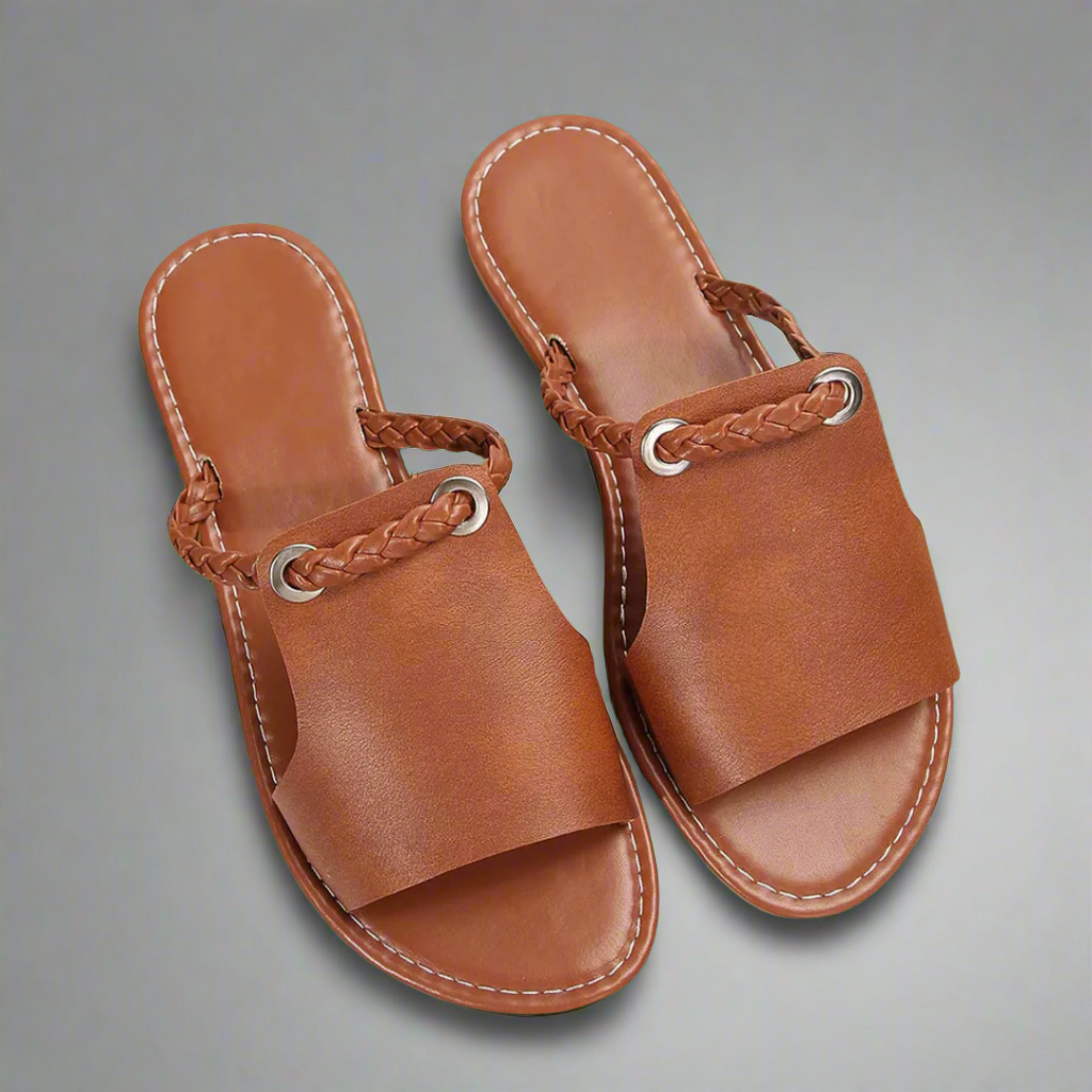 Katelina | Flate Sandaler av Premium Materiale