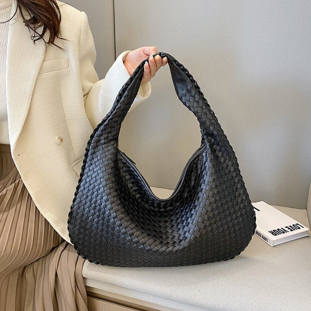 Damen Flettet Hobo Veske | Elegant
