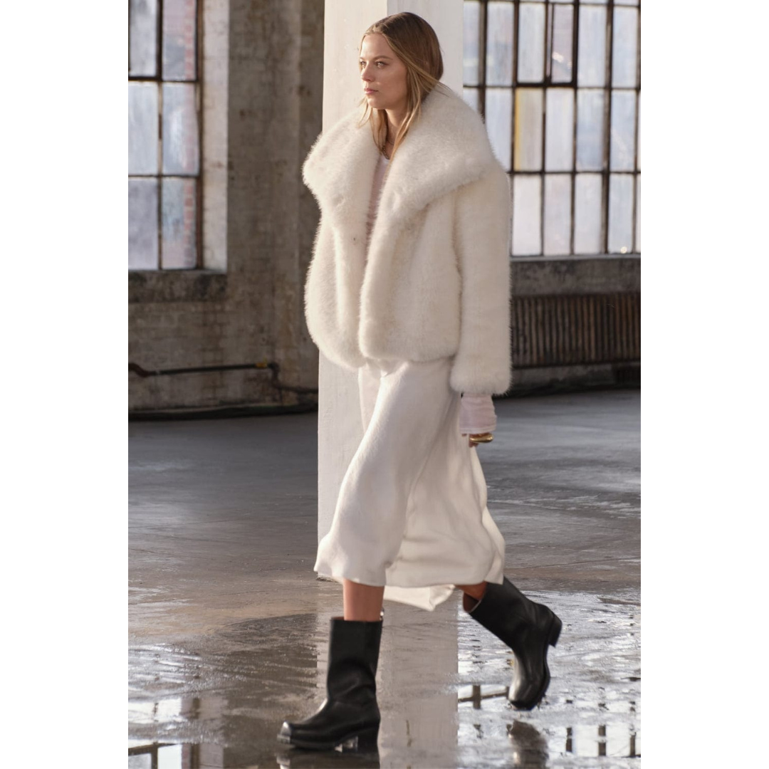 Damen Varm Vinter Korte Kåpe | Elegant