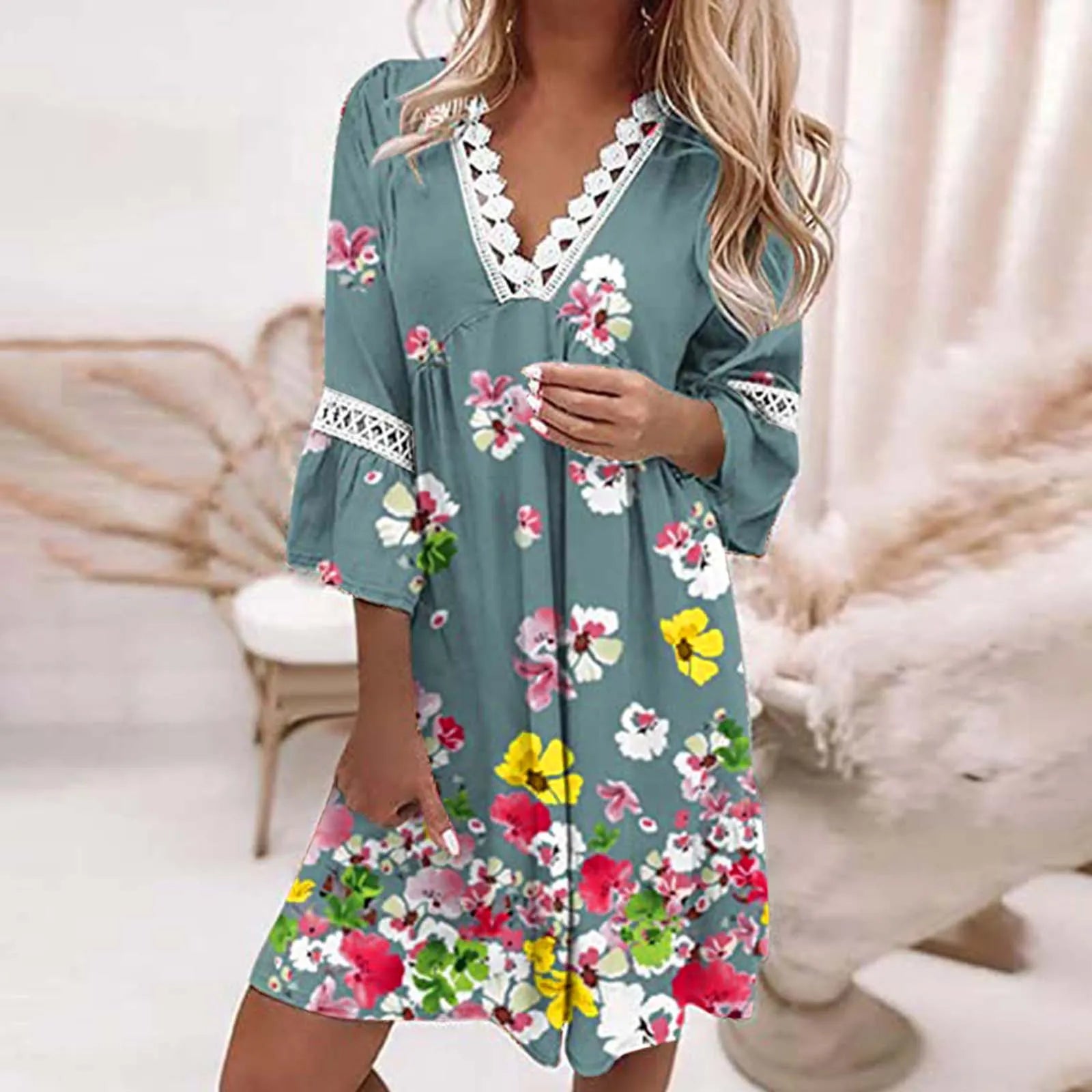 Cassandra | Luftige Blomster Sommerkjole