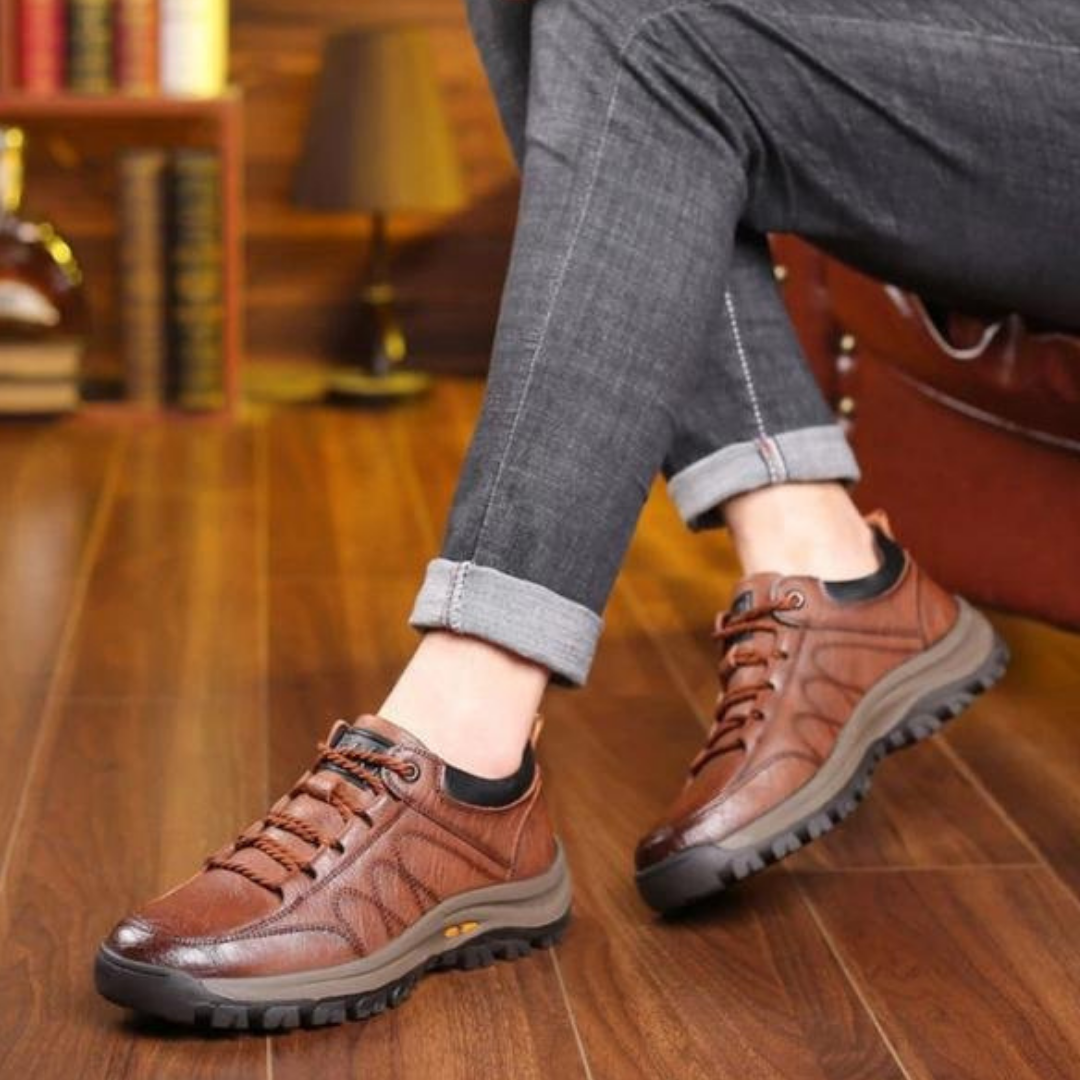 Herren Bequeme Schnürschuhe | Lässig