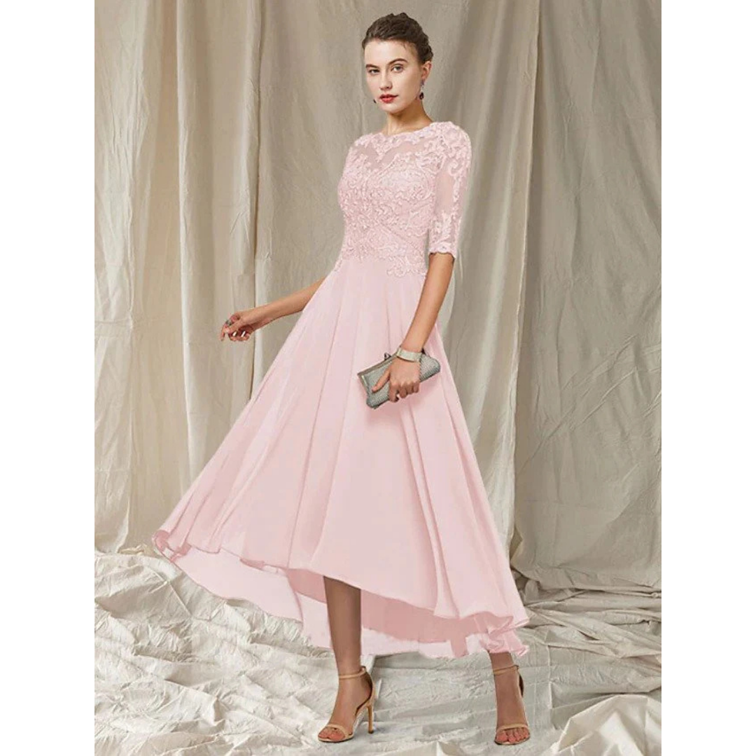 Dame Elegant A-Linje Kjole | Midi