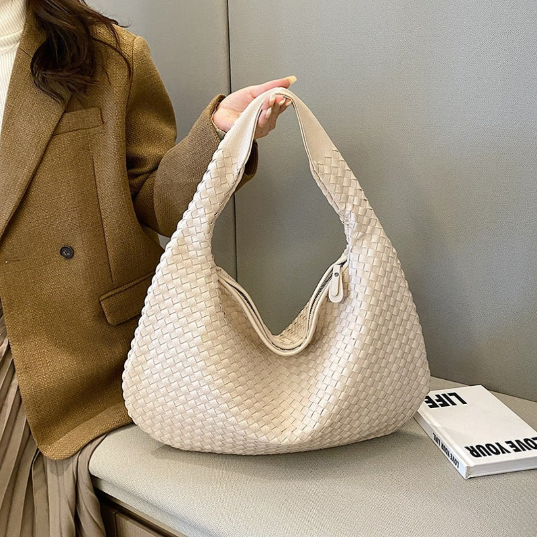 Damen Flettet Hobo Veske | Elegant