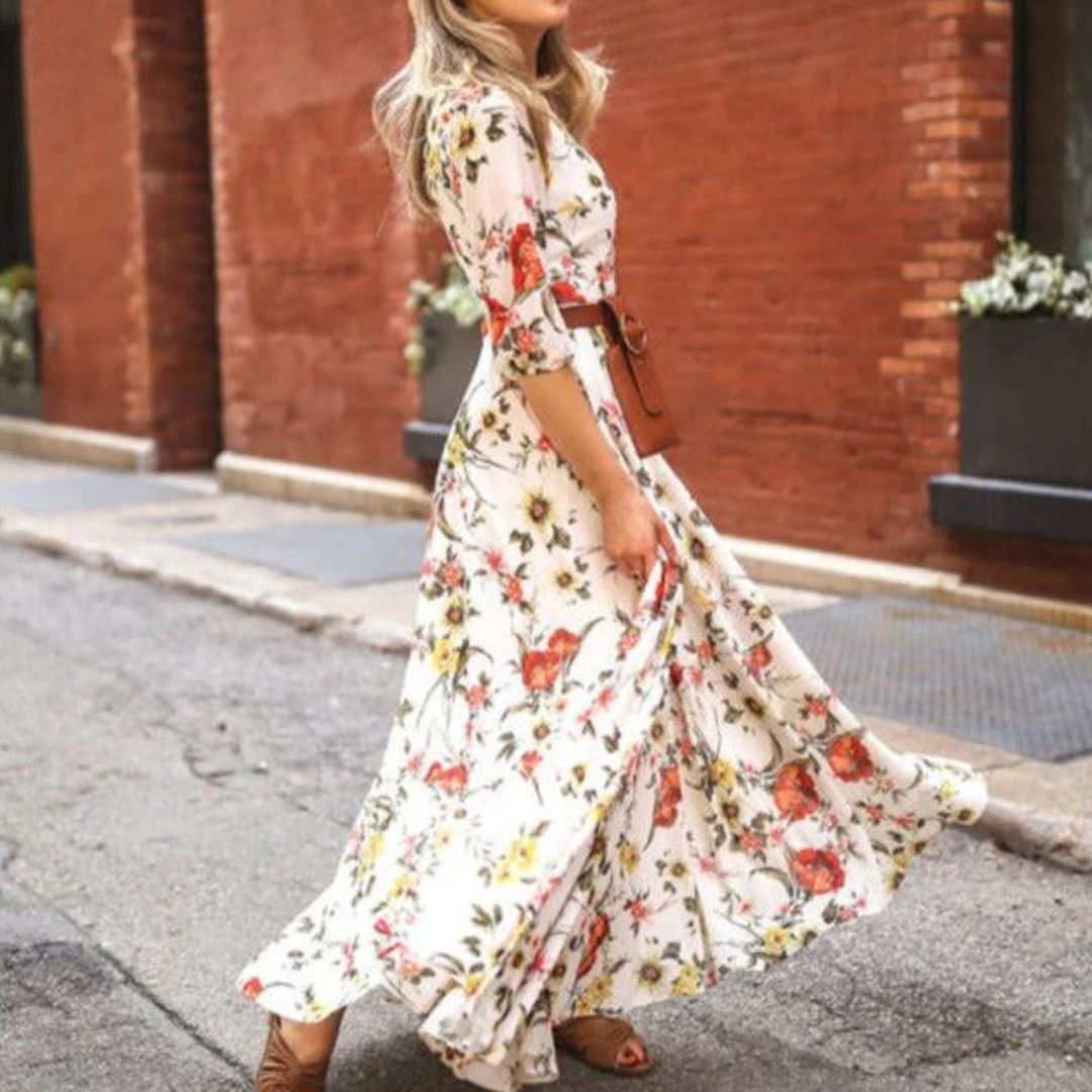 Margarethe | Flytende Maxi-Damekjole