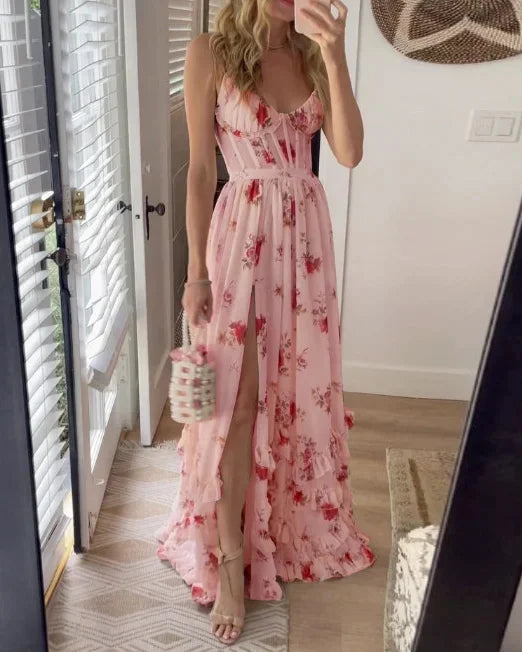 Saraha | Dame Elegant Kjole | Maxi