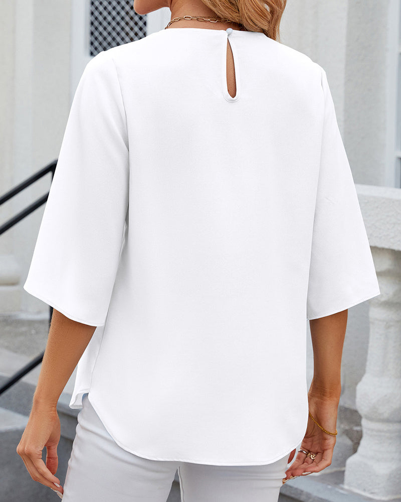 Lidia | Elegant halvarmet topp for damer