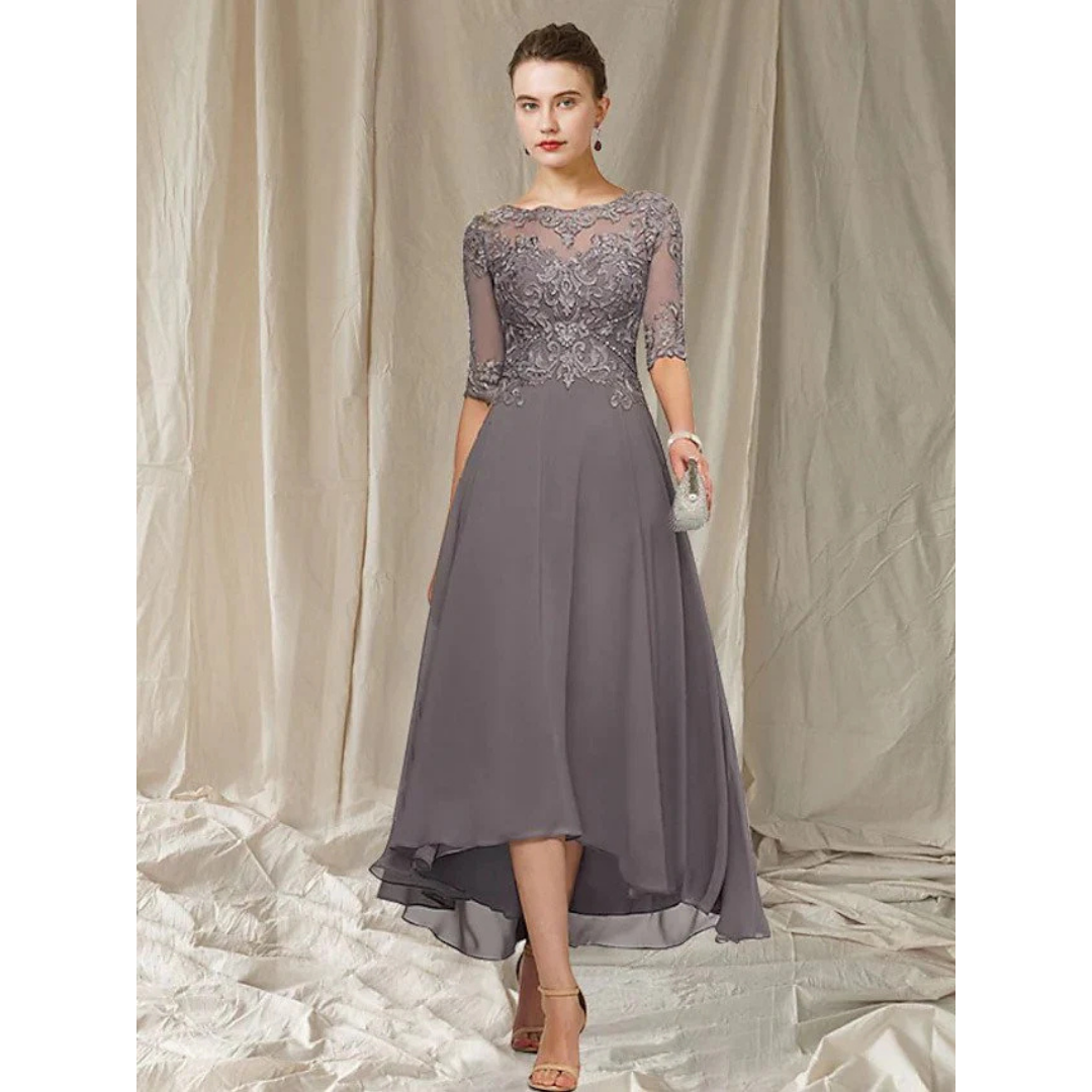 Dame Elegant A-Linje Kjole | Midi