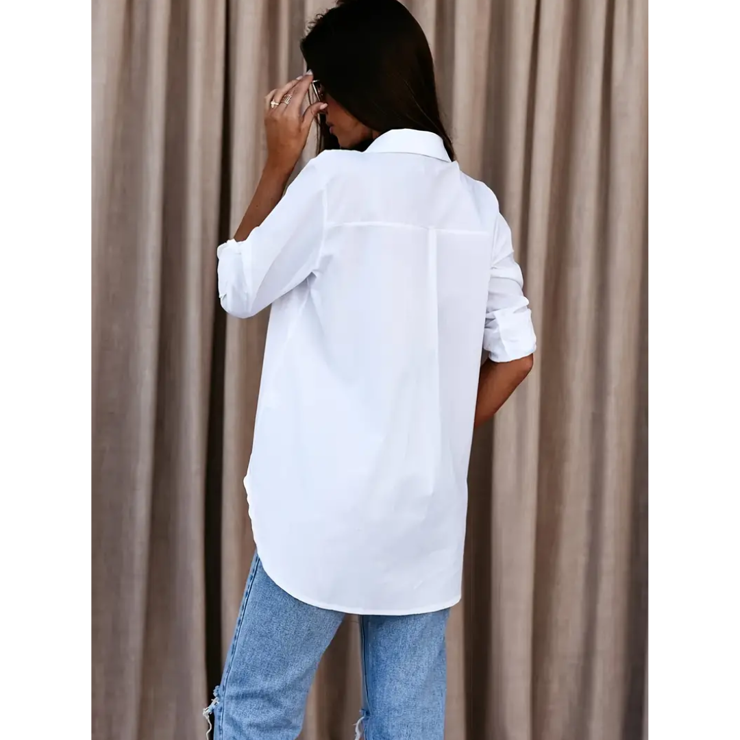 Salena | Dame Elegant Bluse | Langermet