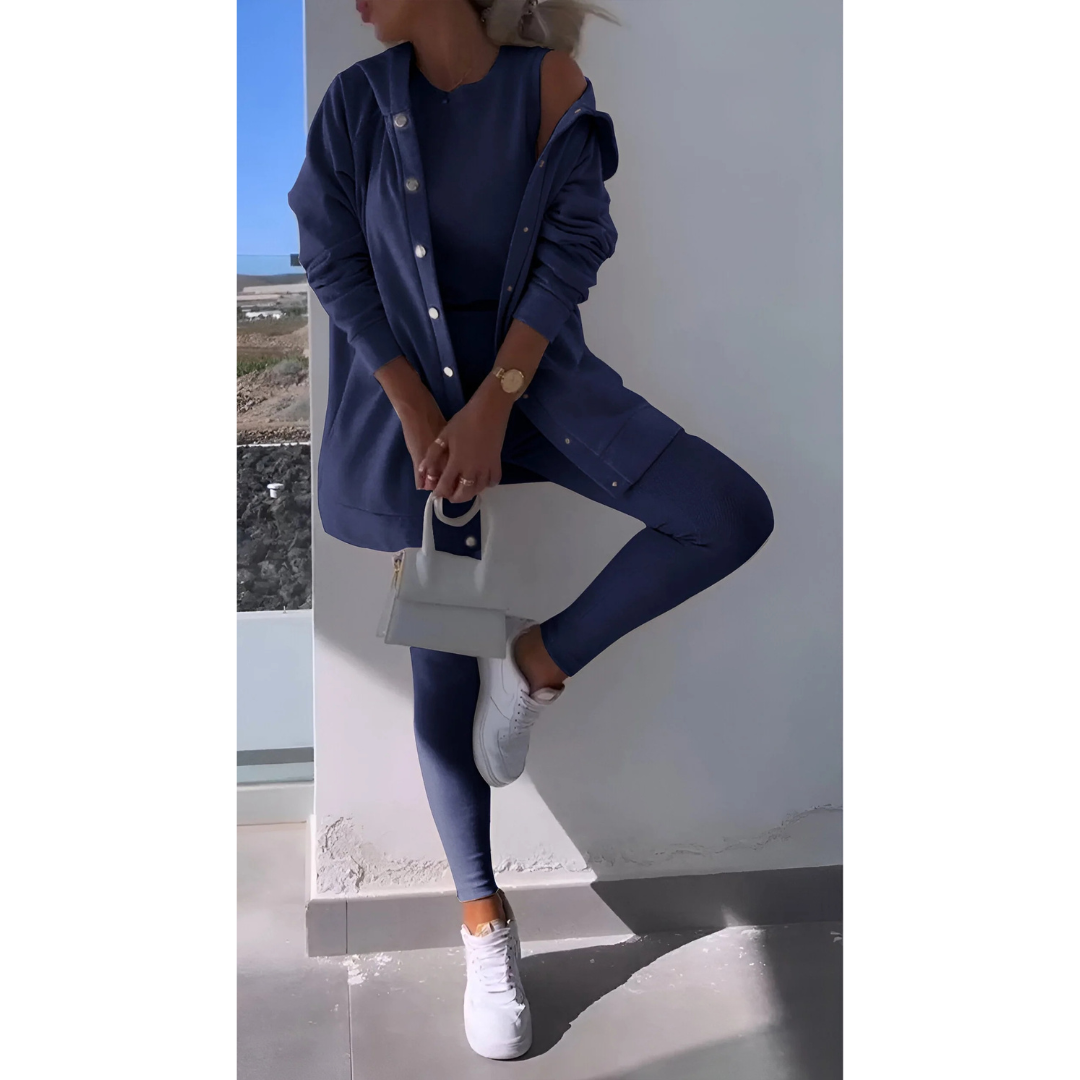 Damen Tre-delt Lounge Set | Komfortabel