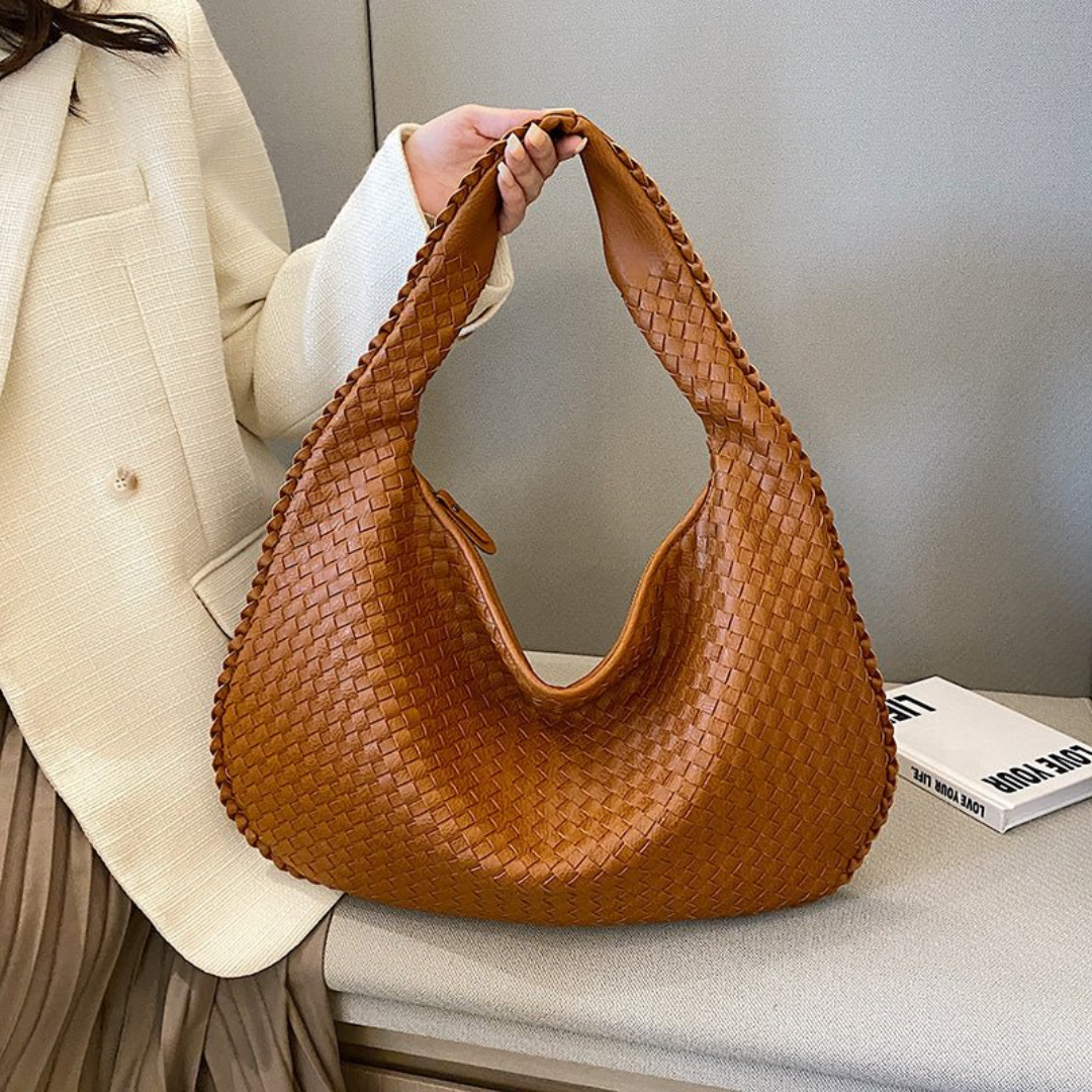 Damen Flettet Hobo Veske | Elegant