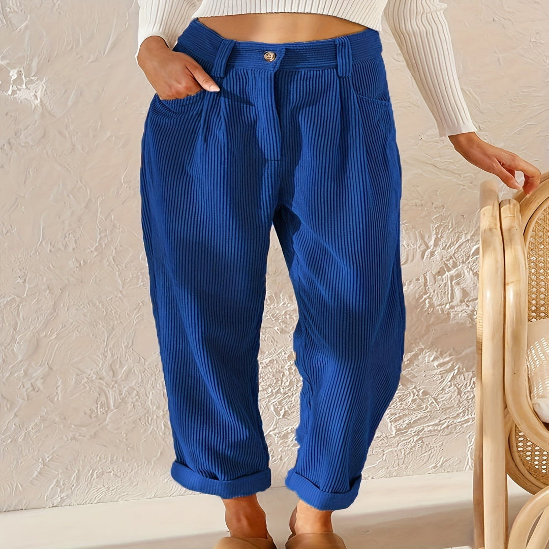 Bellarose | Stilige myke cordbukser for damer
