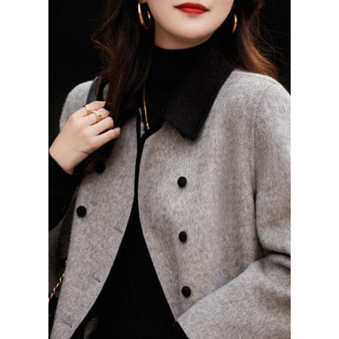 Damen Lange Vinter Trench Mantel | Langarm