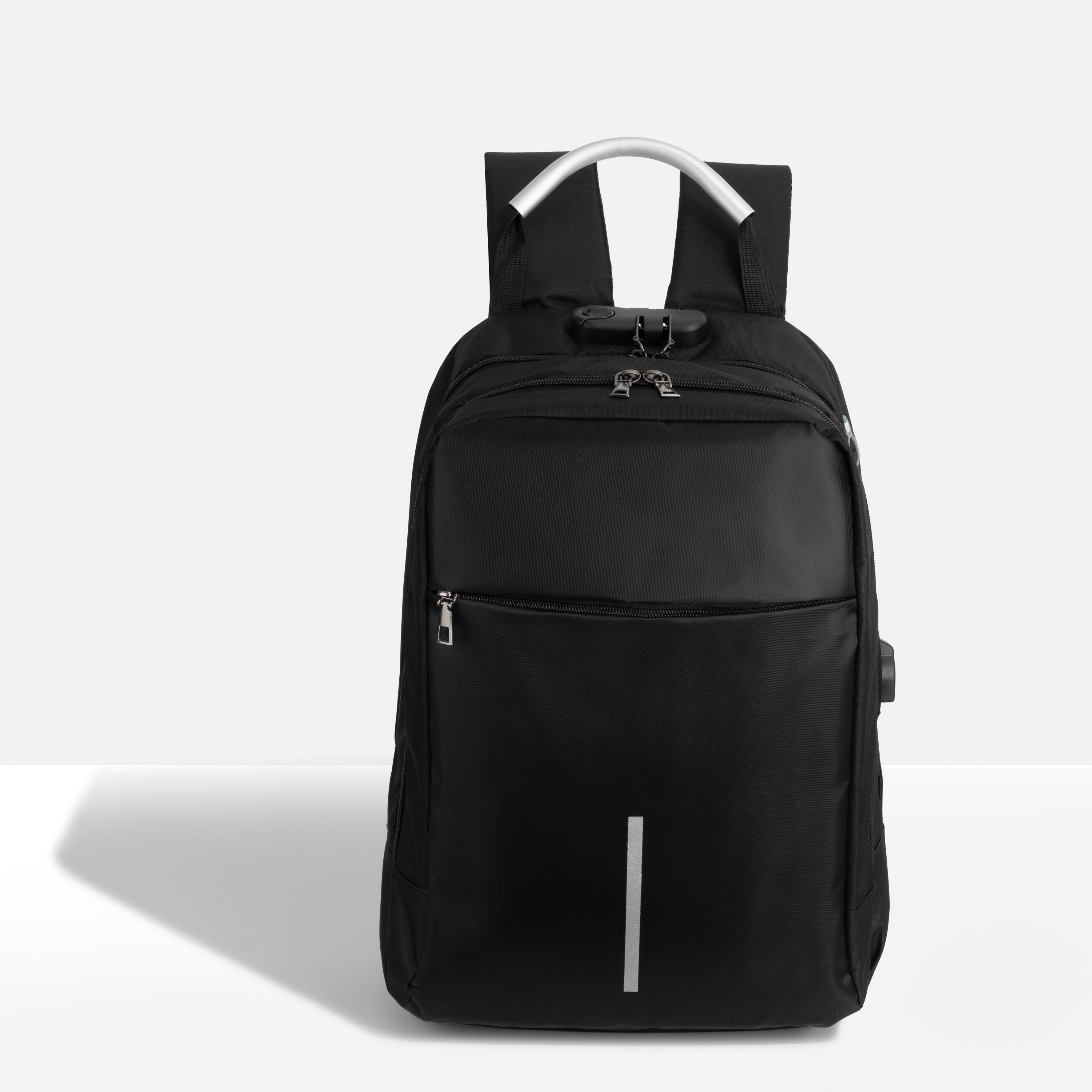 Moderne polstret unisex reise ryggsekk | Glidelås
