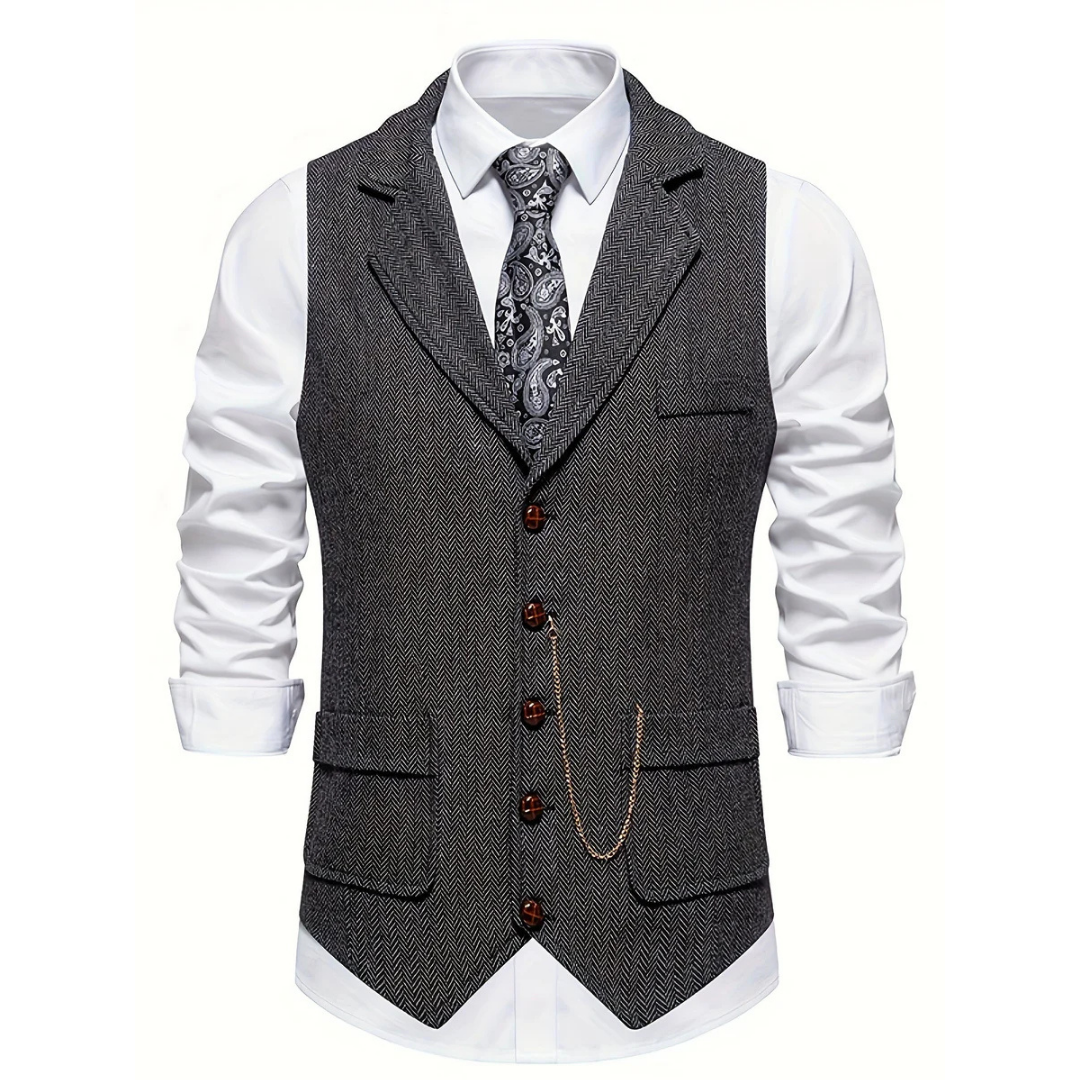 Herren Ermeløs Vest | V Utringning