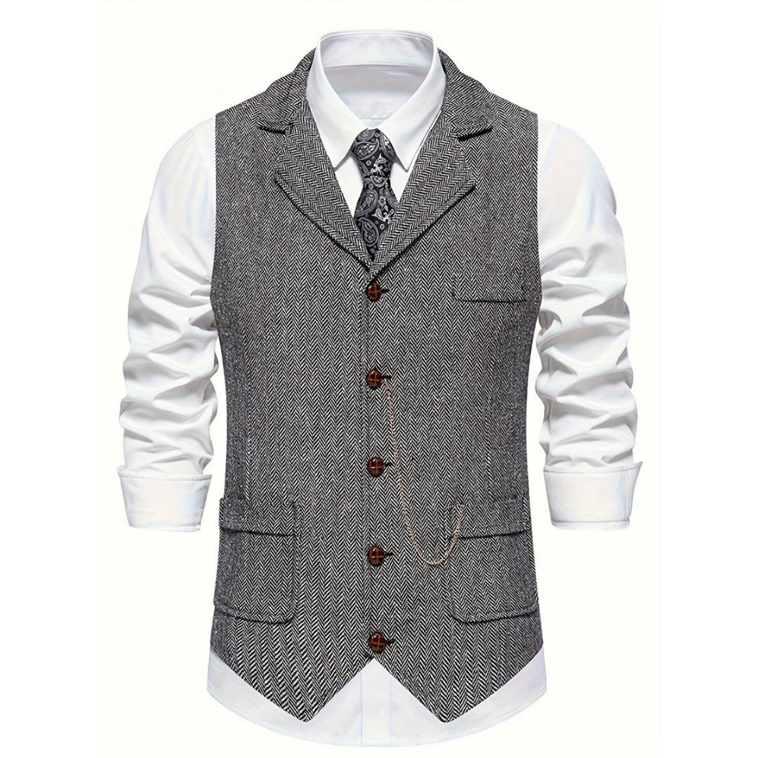 Herren Ermeløs Vest | V Utringning
