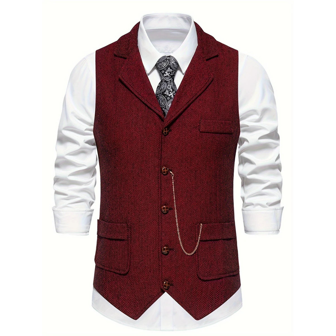 Herren Ermeløs Vest | V Utringning