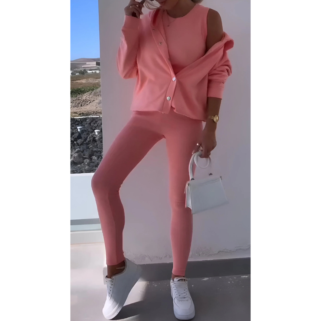 Damen Tre-delt Lounge Set | Komfortabel