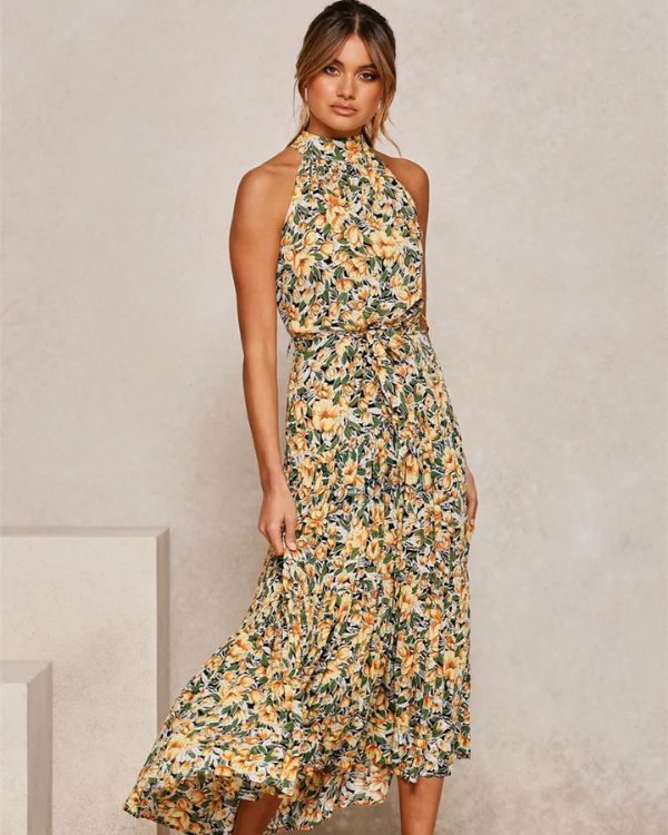 Beverly | Elegant ermeløs sommerkjole for damer