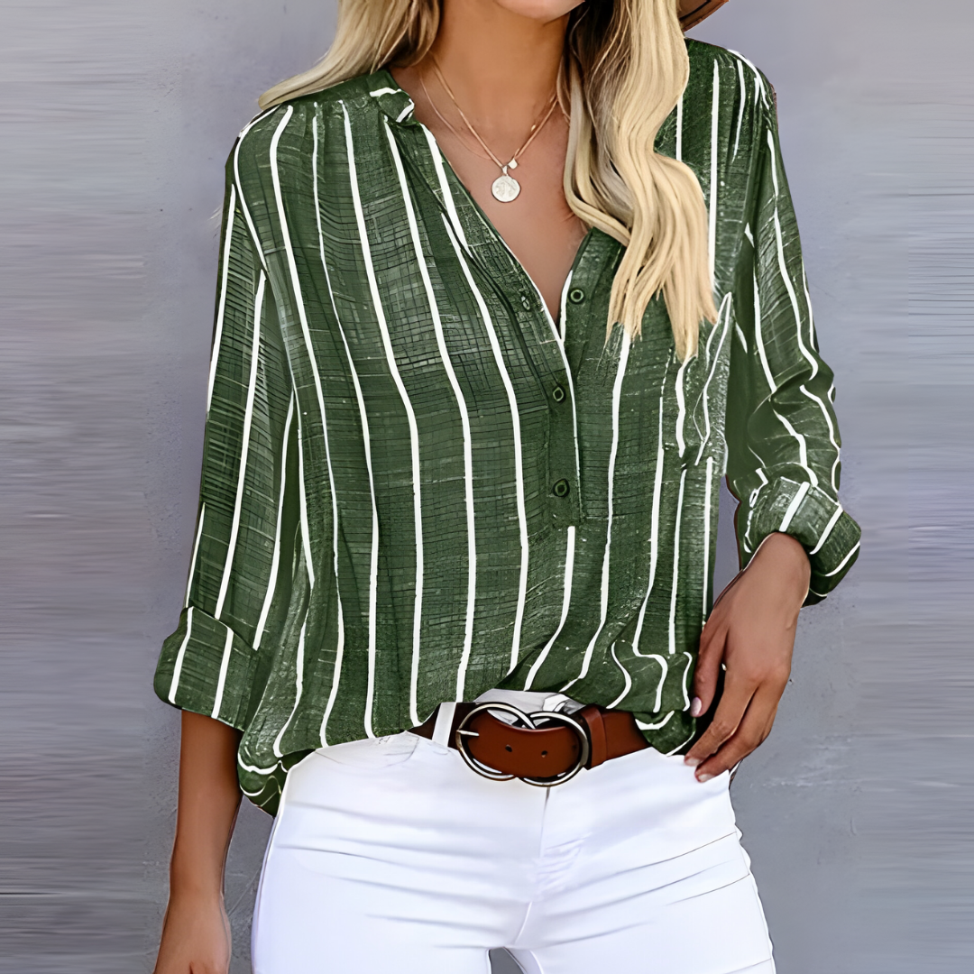 Jantien | Trendy stripete dameskjorte