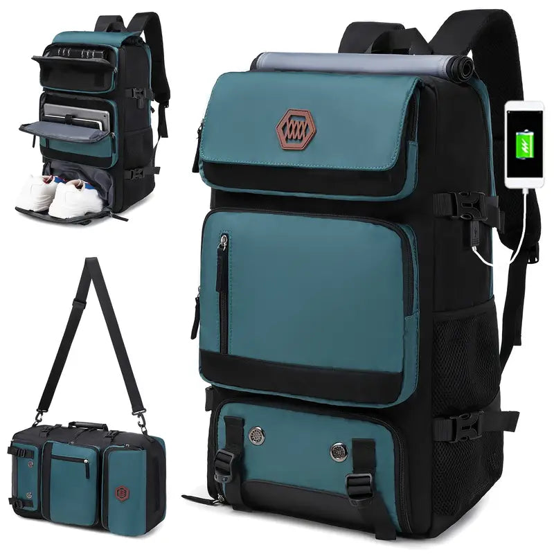 Unisex Reiserucksack | Forvandlingsbar