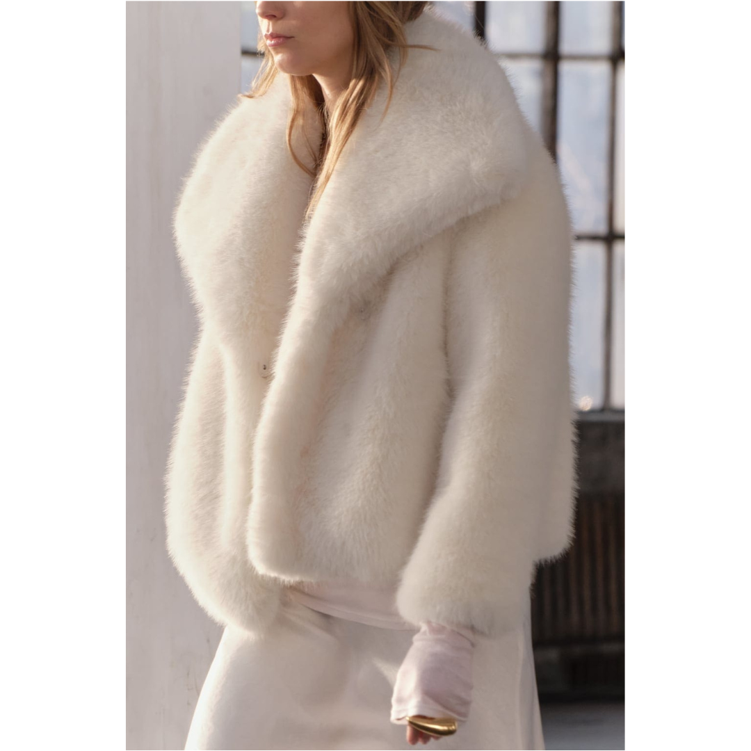 Damen Varm Vinter Korte Kåpe | Elegant