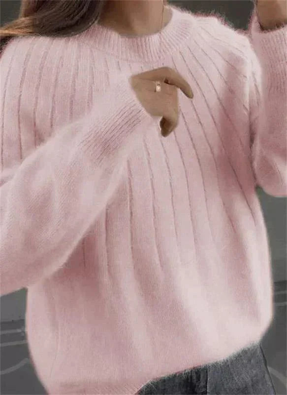 Chanty | Fluffy strikkegenser for damer