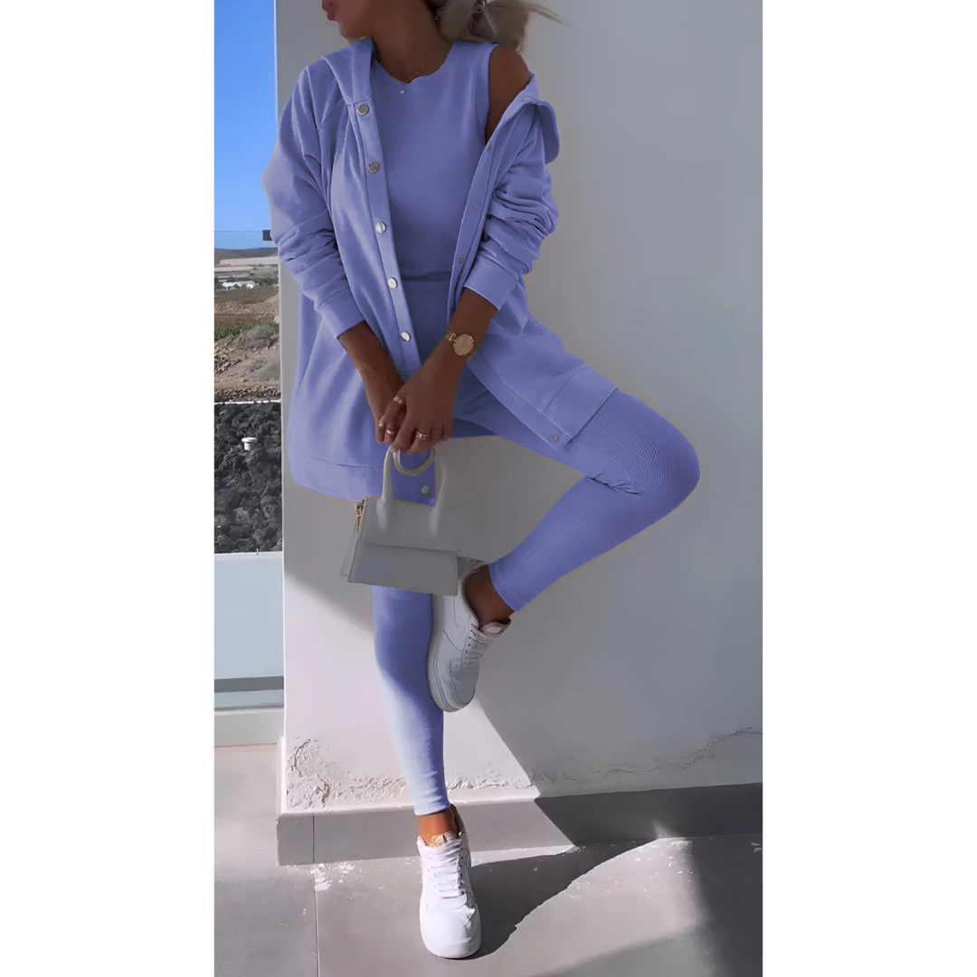 Damen Tre-delt Lounge Set | Komfortabel