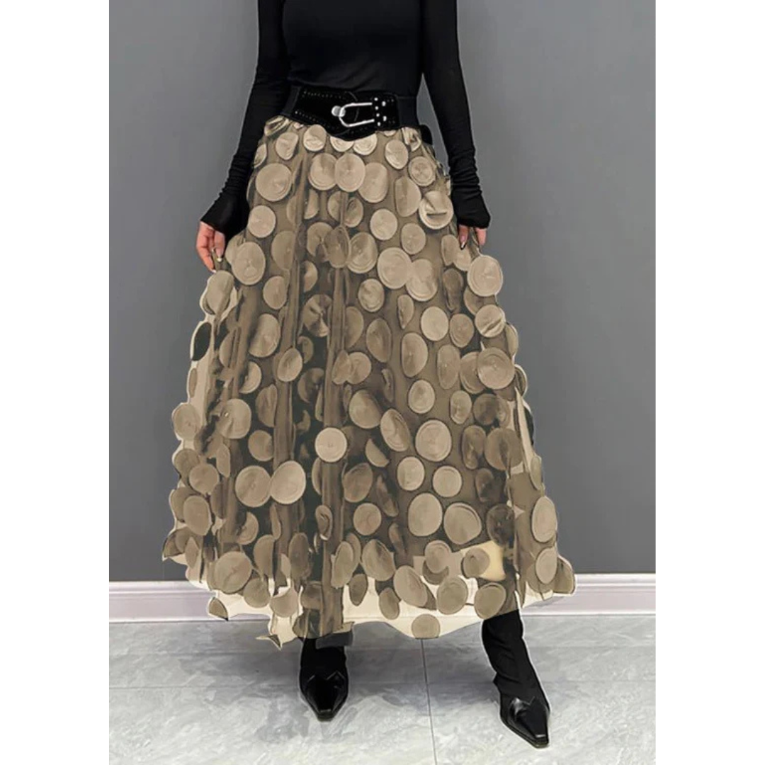 Damen A-Linje Midi Skjørt | Elegant