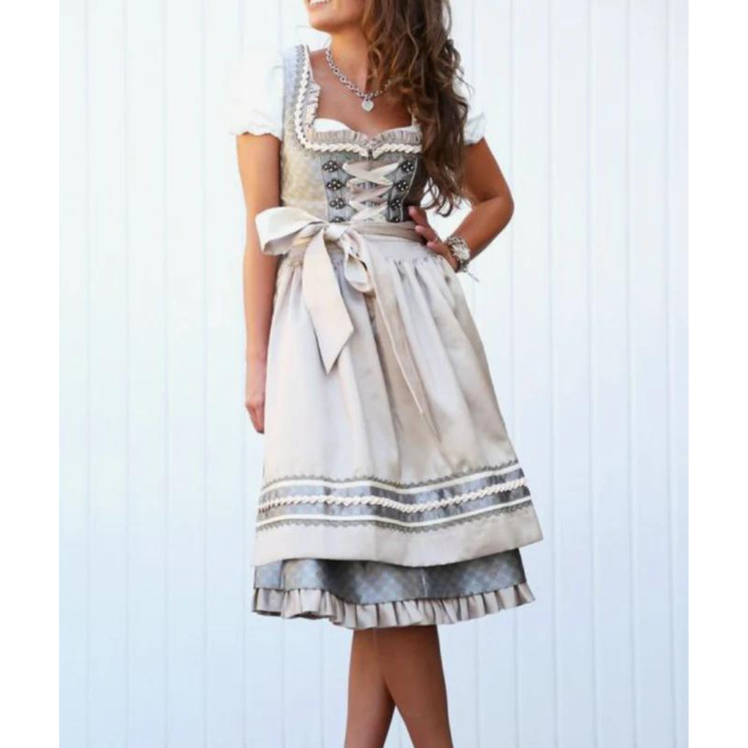 Jille | Dame Klassisk Oktoberfest Dirndl Kjole | 2025