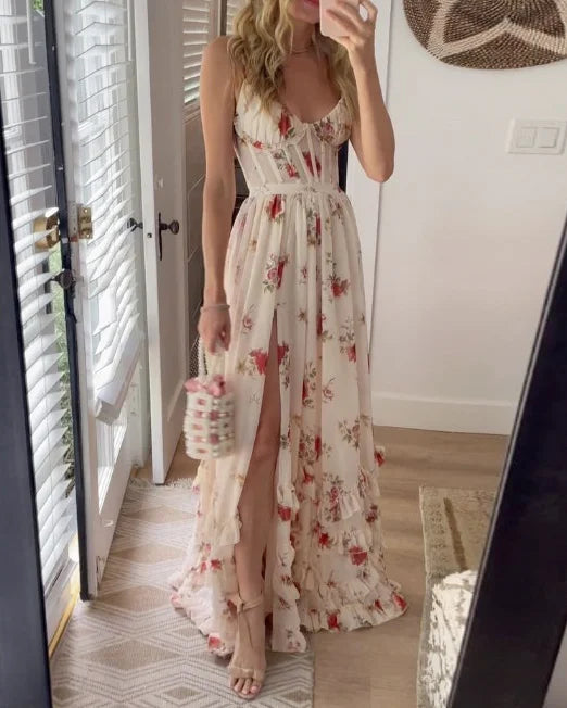 Saraha | Dame Elegant Kjole | Maxi