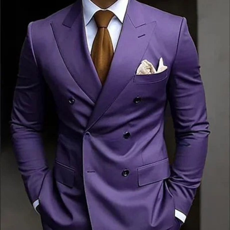 Herren To-rekke Formell Bryllupsgjest Dress Sett | To-delt Sett