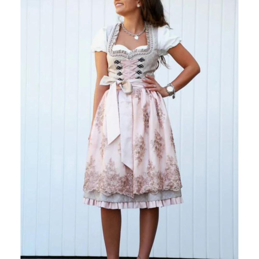 Jille | Dame Klassisk Oktoberfest Dirndl Kjole | 2025