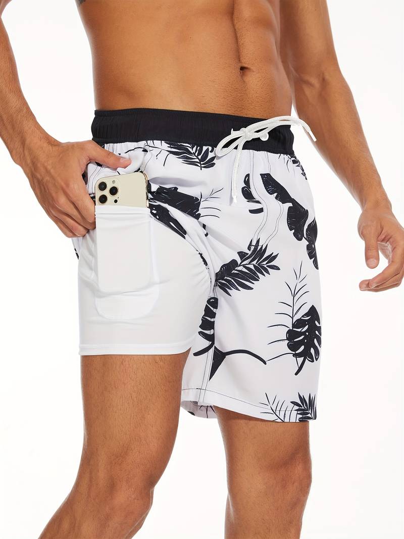 Lawrencius | Herre strandshorts med innershorts