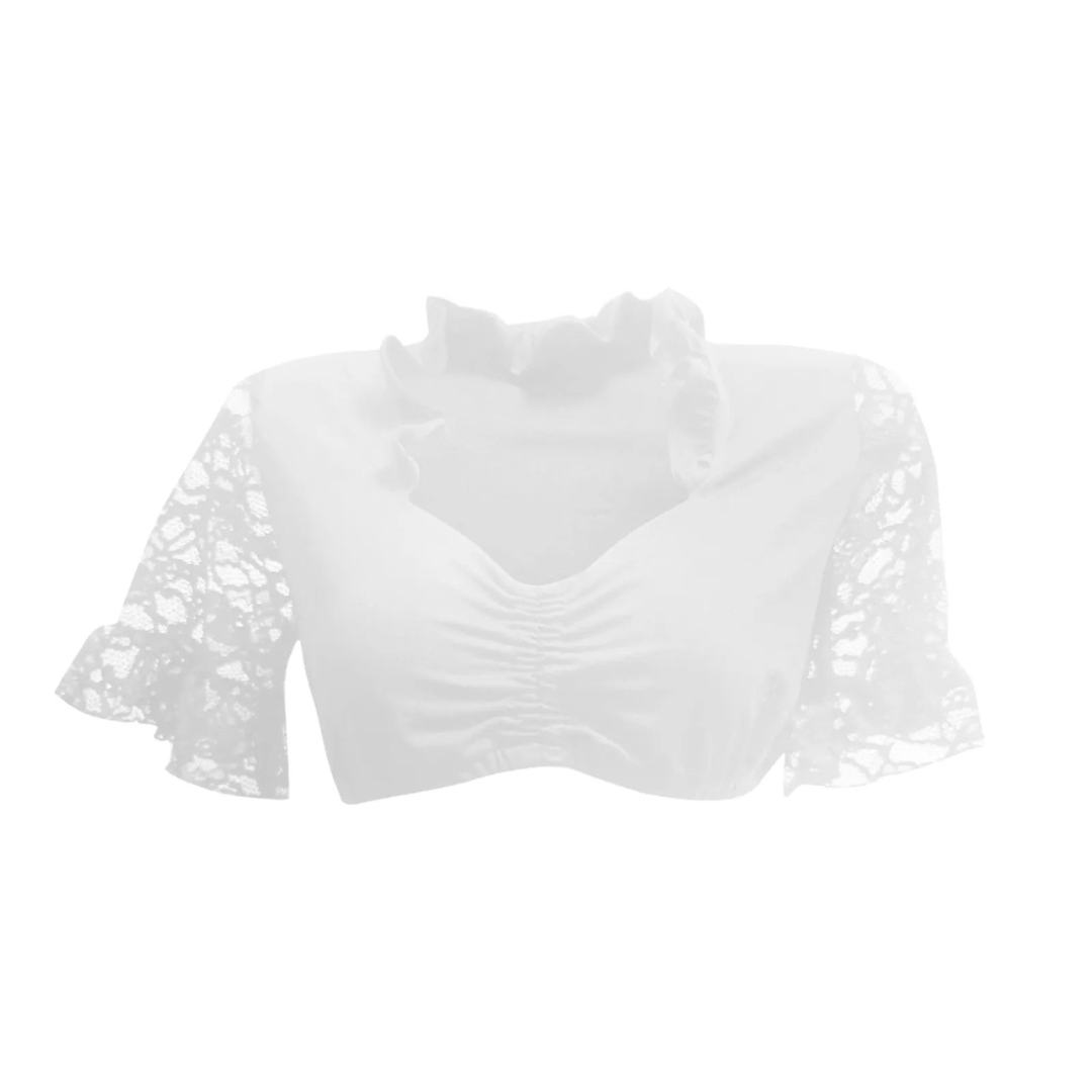 Orionan | Dame V-hals Oktoberfest Dirndl Bluse | 2024