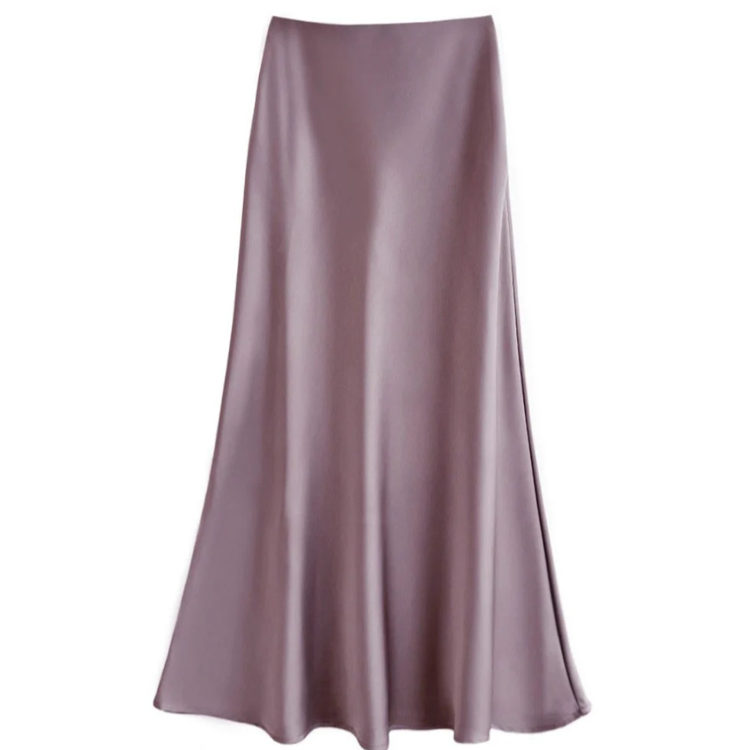 Damen Elegant A-Linje Skjørt | Høy Midje