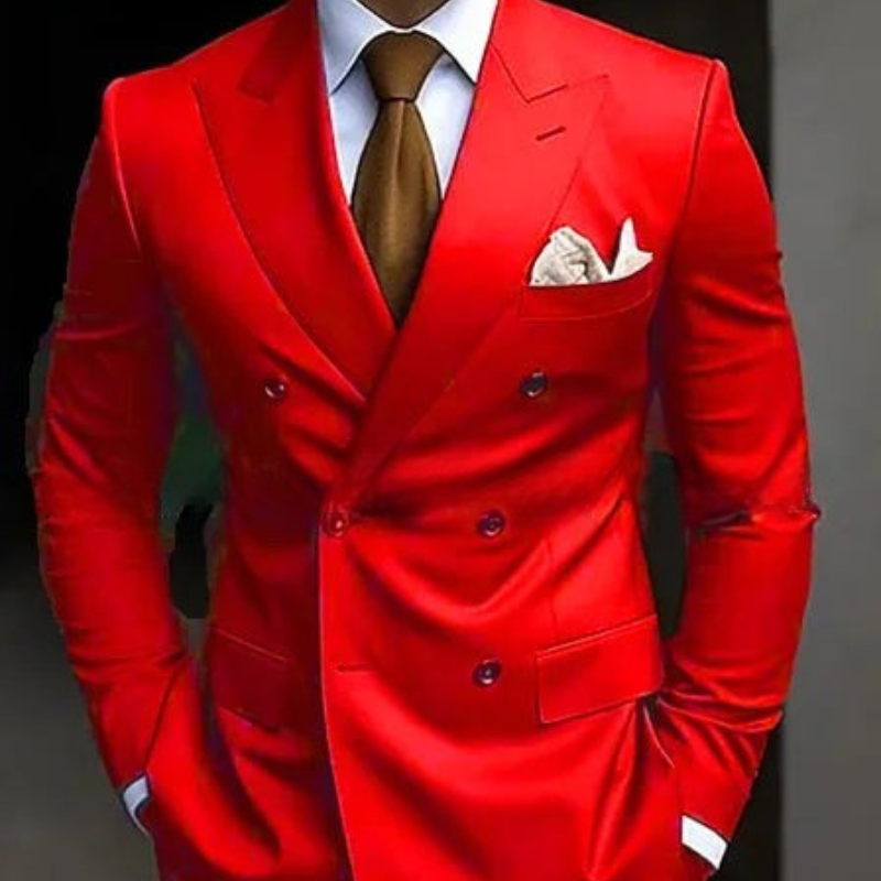 Herren To-rekke Formell Bryllupsgjest Dress Sett | To-delt Sett